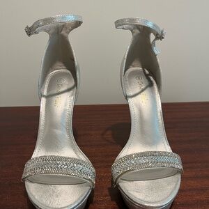 New in Box - Silver Sequin Sandals